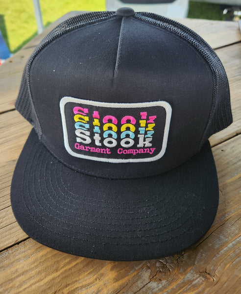 Old School Neon Snapback Hat