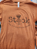 ** NEW ** Classic Stook Logo Tee - Burnt Orange