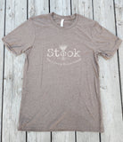 Heather Brown Stook Logo Tee