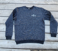 Stook Fleece Sweatshirt- Marled Black