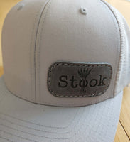 Silver and Grey Snapback Trucker Hat