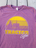 Tractor Life Tee - Maroon