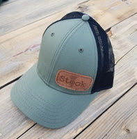 Olive & Black Snapback Trucker Hat