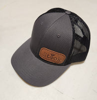 Charcoal/Black Stook Snapback Trucker Hat