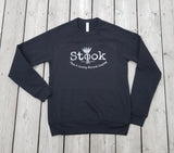 Stook Logo Fleece Sweatshirt- Black