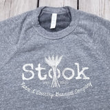 Stook Logo Fleece Sweatshirt- Grey